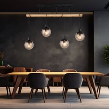 Lampe Suspendue Lustre Bois