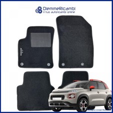 Série 4 Tapis - Tapis en Moquette Noirs pour CITROEN C3 AIRCROSS - 2017-2025