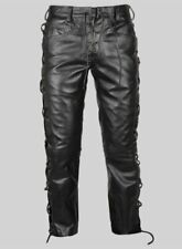 Pantalon en cuir pour homme en