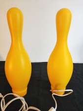 2 LAMPES design QUILLE DE