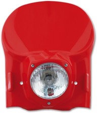 Masque De Phare Époque Vintage Phare Avec Attaches Motocross Enduro Rouge Ufo