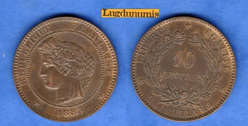 Centimes cérès 1883 - centimes,