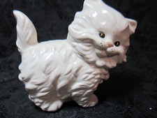 4" tall Porcelain White Long