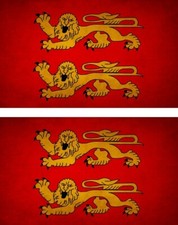 2x Autocollant sticker drapeau