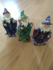 Lot 3 Figurines Sorcier 11 cm