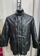 Manteau Bleu Veste En Cuir