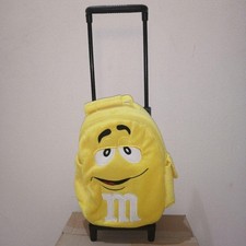 Étui de transport et sac à dos pour enfants M&M's jaune 2 voies