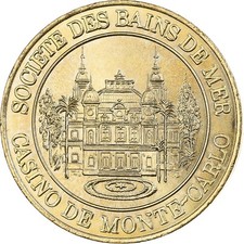 Monaco, Jeton de Casino, Casino Monte-Carlo, 50 centimes, 2001-2002, MDP