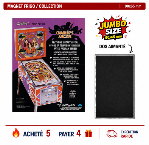 Magnet frigo charlies angels - frigo,