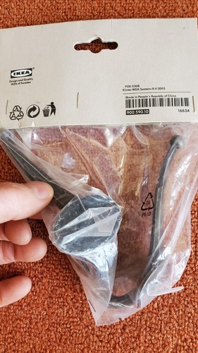 Ikea leksvik metal hooks - ,