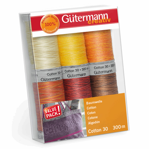 Gütermann fil set coton - gütermann, :