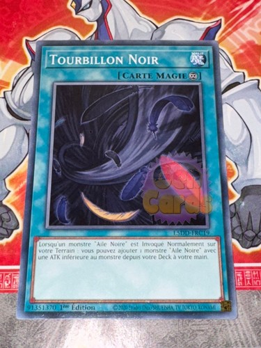 Carte tourbillon noir - oh,