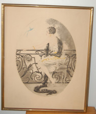 Estampe moderne Paris  1926 Art déco, signée Georges Grellet