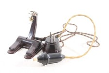 Ancienne Bakélite Lampe à Pince Lumière de Serrage Liseuse Voyage + Interrupteur