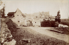 France, Ruines du Manoir d'Argouges, Vintage print, ca.1880 Tirage vintage
