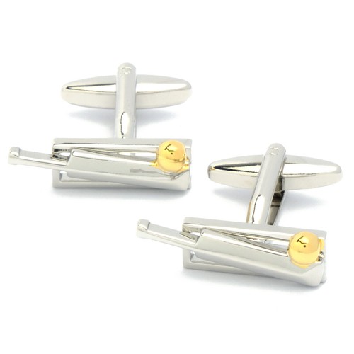 Boutons manchette batte - boutons,