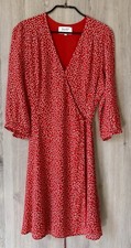 Robe portefeuille rouge et blanche Sud Express - Taille M
