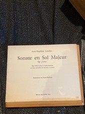 Loeillet sonate sol - loeillet, m