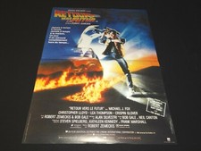 RETOUR VERS LE FUTUR  Back to the Future ! affiche cinema cars delorean neuf ! µ