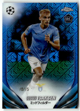 Topps CL Chrome 2024 Japon N° 17 Gustav Isaksen Recrue Bleu Mojo 70/75