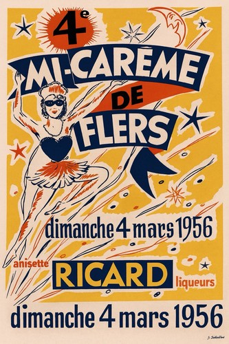Affiche poster flers ricard - flers, mi