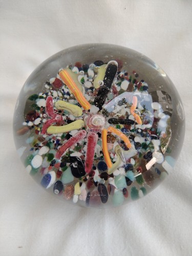 Ancienne boule presse papier - boule,