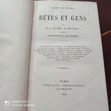 livre ancien. Bêtes Et Gens