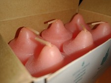 Partylite P1133 Orange Sherbet Candle In Jar. 