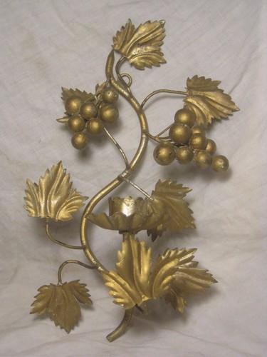 Vintage candle sconce - candle, ornate