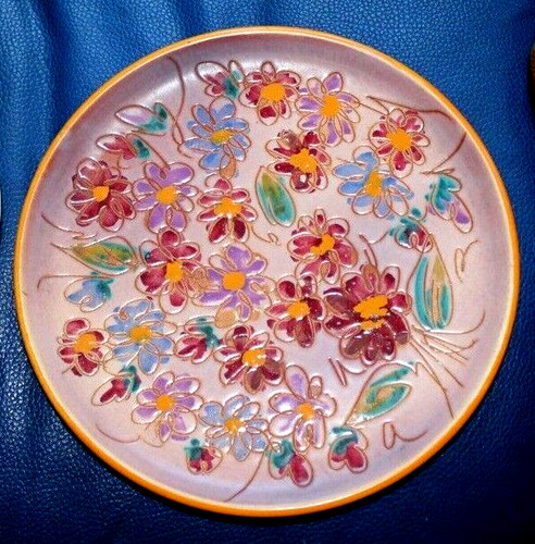 Belle assiette fleurie - ,