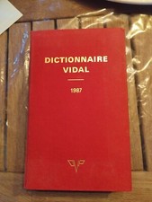 DICTIONNAIRE VIDAL - NON PRECISE - 1987