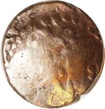 DC0754 Gauloise Médiamatriques Metz Quart de Statère Tête Janiforme -100 Or Gold