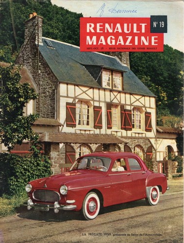 Renault magazine 1958 - renault, 19