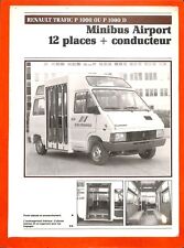 ALENÇON ( 61 ) CARRIER /RENAULT TRAFIC / MINIBUS AIRPORT /  PROSPECTUS
