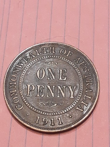 Australia penny 1911 - 1,