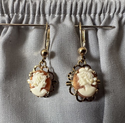 Boucles oreilles camées - boucles, d'oreilles