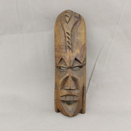 Beau petit masque bois - masque, en