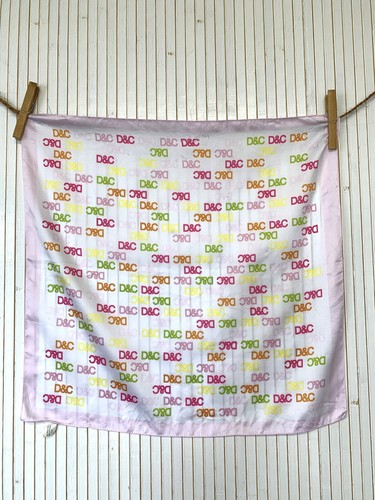 Foulard carré gavroche - carré, rose