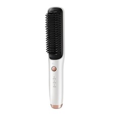 Brosse Lissante Électrique Sans Fil pour Cheveux et Barbe, Peigne Chauffant2983