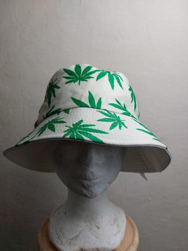 Chapeau bob blanc - chapeau, motif
