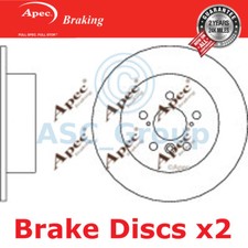 2x Apec BRAKING 288mm Uni OE