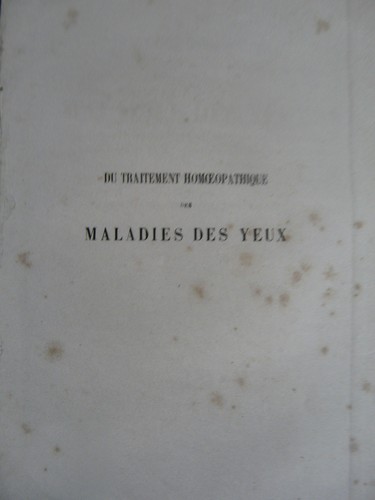 Maladies des yeux traitement