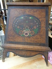 anciens panneau boi peint