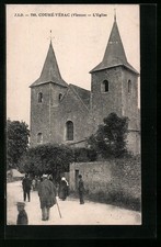 CPA Couhé-Vérac, L´Eglise