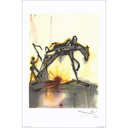 Dali salvador lithographie - dali,