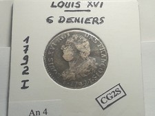 Louis XVI 6 Deniers 1792 I