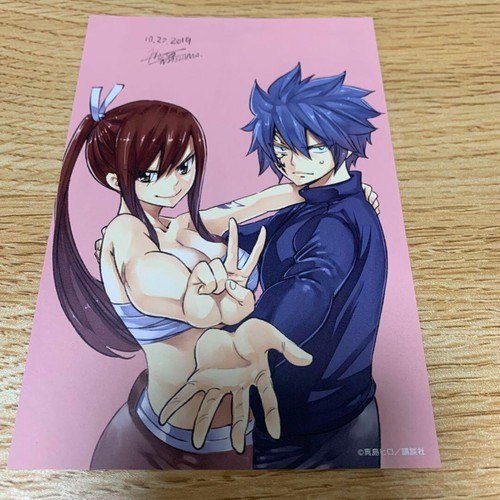 Carte postale fairy - carte, erza