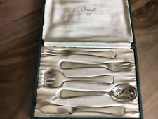 Service a mignardises/ hors d'œuvres 5 pièces Christofle America