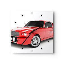 Horloge murale en verre