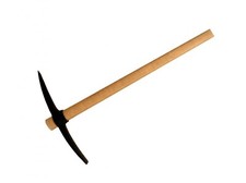 Pioche, pioche croisée, houe